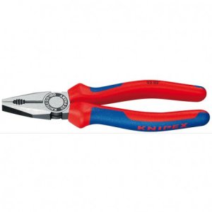 KNIPEX typ 0302 - kombi kleště - rukojeti s dvousložkovým návlekem