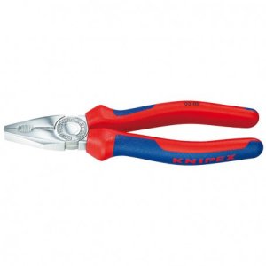 KNIPEX typ 0305 - kombi kleště - rukojeti s dvousložkovým návlekem + chrom