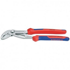 KNIPEX typ 8705 - kleště sikovky Cobra - s vícesložkovými návleky + chrom