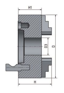 3-čelisťová sklíčidla Camlock