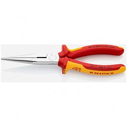 Obrázek pro produkt KNIPEX 2616200 půlkulaté kleště dlouhé VDE s ostřím 200mm ( chrom )