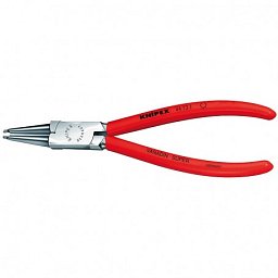 Obrázek pro produkt KNIPEX 4413J2 Kleště na pojistné kroužky, pro otvory 19-60 mm, rovné hroty ( rukojeti potažené plastem + chrom )