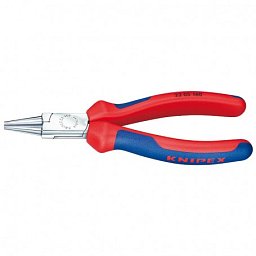 Obrázek pro produkt KNIPEX 2205160 kleště s kulatými čelistmi 160mm ( rukojeti s dvousložkovým návlekem + chrom )