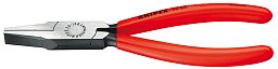 Obrázek pro produkt KNIPEX 2001180 kleště s plochými čelistmi 180mm ( rukojeti potažené plastem )