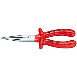 Obrázek pro produkt KNIPEX 2617200 půlkulaté kleště dlouhé s ostřím 200mm ( rukojeti máčené + chrom )