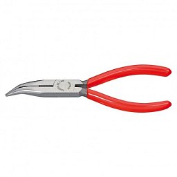 Obrázek pro produkt KNIPEX 2521160 půlkulaté kleště zahnuté s ostřím 160mm ( rukojeti potažené plastem )