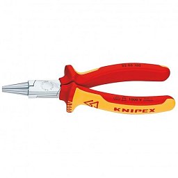 Obrázek pro produkt KNIPEX 2206160 kleště s kulatými čelistmi VDE 160mm ( chrom )