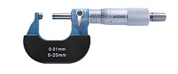 Obrázek pro produkt ACCUD 340-001-01 mikrometr 0-25mm s kulovou měřicí plochou na jedné straně, typ A (0.01mm)