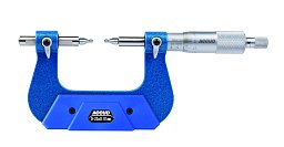 Obrázek pro produkt ACCUD 345-006-01 mikrometr 125-150mm pro měření ozubených kol, bez měřicích doteků (0.01mm)