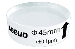 Obrázek pro produkt ACCUD 553-045-01 optické bloky pro měření rovinnosti ploch, tloušťka 15mm, přesnost 0.1um / 45mm /