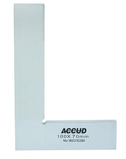 Obrázek pro produkt ACCUD 841-008-10 90° plochý úhelník 200x130mm ( DIN875 třída 0 )