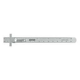 Obrázek pro produkt ACCUD 909-006-11 měřítko z nerezové oceli 150mm/6" s posuvnou sponou