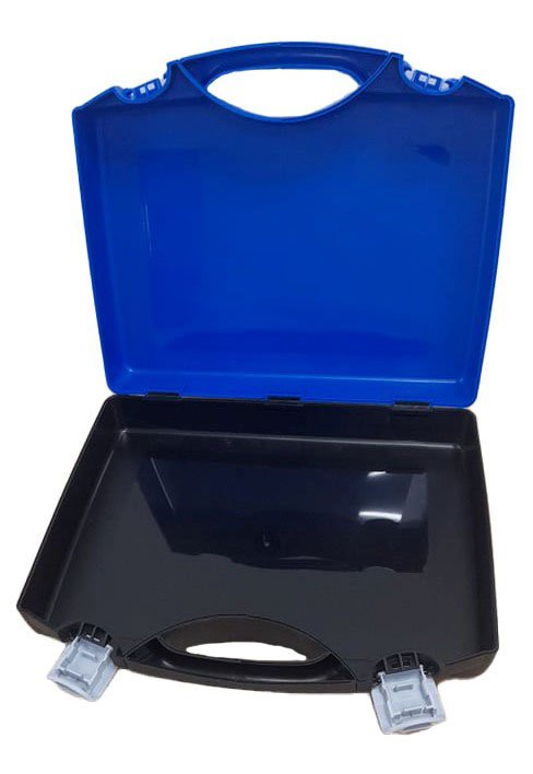 Plastový kufr HS-BOX 244x207x59mm BLUE/BLACK