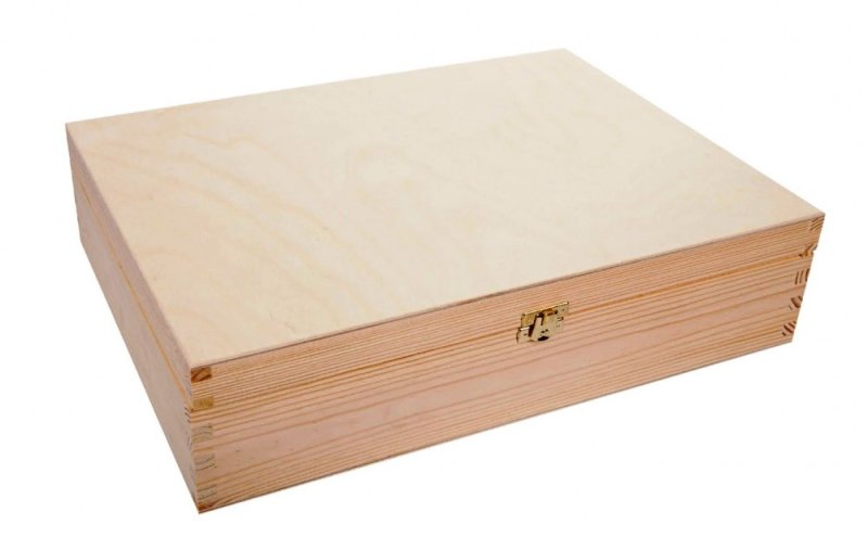 Dřevěný box 40x30x10 materiál borovice - bez povrchové úpravy