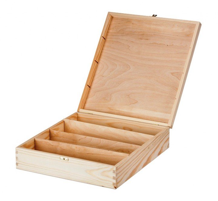 Dřevěný box 39x36x10 materiál borovice - bez povrchové úpravy