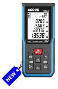 ACCUD TM50R/100R laser distance meter