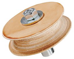 Obrázek pro produkt Kožený obtahovací kotouč 100 mm - profil (pro NTS 200/255)