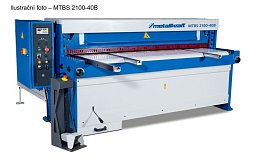 Obrázek pro produkt Elektrické nůžky na plech MTBS 2550-40 B s programovatelným zadním dorazem