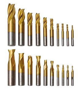 Obrázek pro produkt Sada stopkových fréz HSS - 20 ks