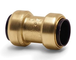 Obrázek pro produkt Posuvná spojka (mosaz), trubka 15 mm