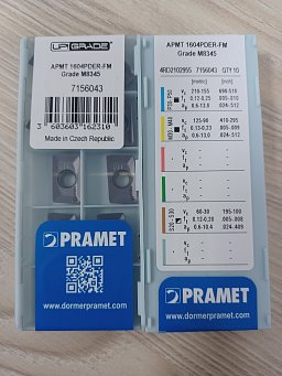 Obrázek pro produkt VÝPRODEJ - PRAMET APMT 1604PDER-FM:M8345