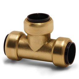 Obrázek pro produkt T-redukce (mosaz), trubka 22/18/22 mm