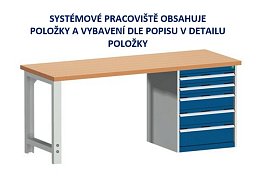 Obrázek pro produkt Systémové pracoviště - Stůl a stojan pro tvarování ocelových tyčí pro tváření za studena - velké přípravky