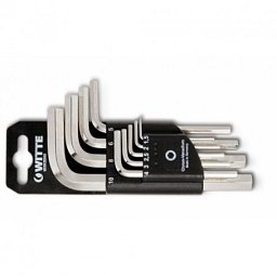 Obrázek pro produkt WITTE Sada úhl.šroubováků 9-dílná - (45021)