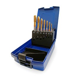 Obrázek pro produkt Sada závitníků (průchozí otvory) M3-M12, 7 ks