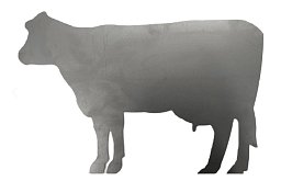 Obrázek pro produkt MetalCraft MC1484 silueta - kráva