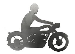 Obrázek pro produkt MetalCraft MC1491 silueta - motorka