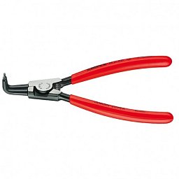 Obrázek pro produkt KNIPEX 4621A21 kleště na pojistné kroužky, pro hřídele 19-60 mm, zahnuté 90° ( rukojeti potažené plastem )