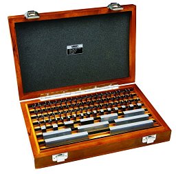 Obrázek pro produkt VÝPRODEJ - Ocelové měrky sada 8 ks INSIZE 4100-28, ISO3650 tř. 2 (VČETNĚ KALIBRACE)