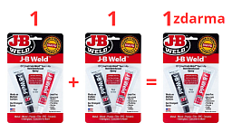 Obrázek pro produkt AKCE - J-B WELD 8265S dvousložkové epoxidové lepidlo Cold-Weld ( 2x28,4g ) 2+1 ZDARMA