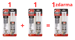 Obrázek pro produkt AKCE - J-B WELD 50176 rychle tuhnoucí dvousložkové epoxidové lepidlo KwikWeld ( 25ml ) 2+1 ZDARMA