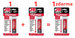 Obrázek pro produkt AKCE - J-B WELD 8297 žáruvzdorný epoxidový tmel HighHeat ( 57g ) 2+1 ZDARMA