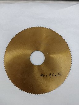 Obrázek pro produkt VÝPRODEJ - Pilový kotouč na kov 100x1,60x22 mm HSS