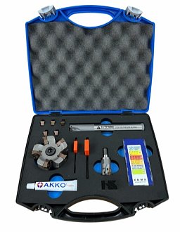 Obrázek pro produkt HS-BOX sada XNMX pro frézování do rohu pr. 80 + 25 + 26mm s osazením VBD