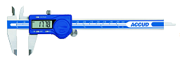 Obrázek pro produkt VÝPRODEJ - ACCUD 111-006-12 digitální posuvné měřítko 150mm/6" ( 0.01mm/0.0005" ) - s pos. kolečkem