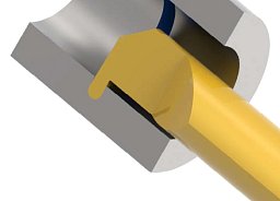 Obrázek pro produkt AKCE - APG05.150.203.R075 nůž MINI zapichovací šíře 1,5mm s rádiusem R0,75, D.min. 5,2mm