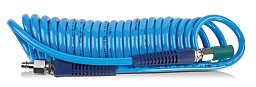 Obrázek pro produkt Spirálová PU hadice 7,5 m, ø 8/12 mm, 8 bar s rychlospojkou