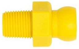 Obrázek pro produkt LOC-LINE Hrdlo se závitem - žluté  1/4"- žluté