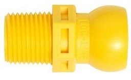 Obrázek pro produkt LOC-LINE Hrdlo se závitem, 1/2"- žluté