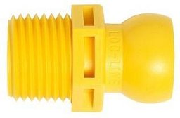 Obrázek pro produkt LOC-LINE Hrdlo se závitem, 1/2"- žluté