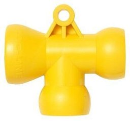 Obrázek pro produkt LOC-LINE T redukce, 1/2"- žlutá