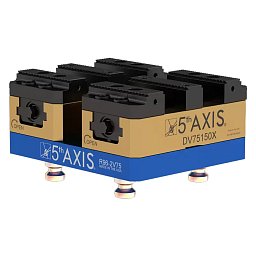 Obrázek pro produkt SET R96-DV75150X-J1 Dvojitý samostředící svěrák 126mm x 150mm x 88mm