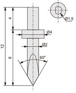 Obrázek pro produkt ACCUD RP-DC2001 měřicí hrot pro měření drsnosti - speciální