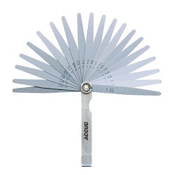 Obrázek pro produkt ACCUD 912-200-15 ventilové měrky, délka 100mm ( 0.05 - 2.00mm ) 15ks