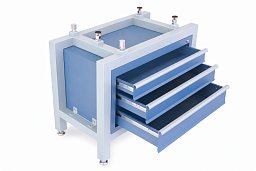 Obrázek pro produkt Stand with drawers for a granite surface plate 400×250 mm