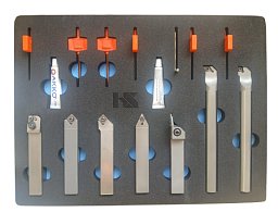 Obrázek pro produkt Univerzální sada soustružnických držáků vnitřních a vnějších 20mm ( bez plastového kufru )